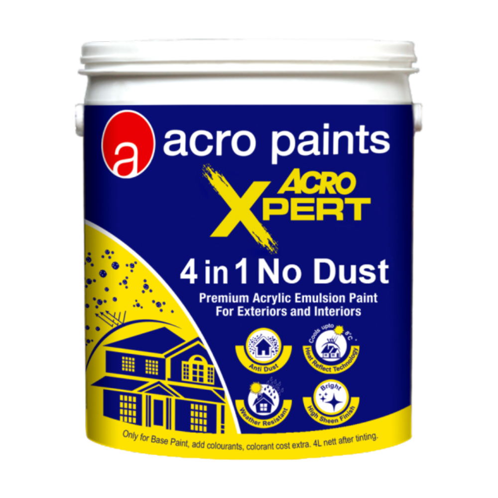 Acro Xpert 4 in 1 No Dust Premium Acrylic Emulsion Paint